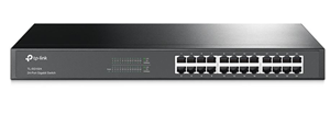 24-port Gigabit Switch, 24 10/100/1000M RJ45 ports, 1U 19-inch rack-mountable steel case</br></br>Includes rack mount brackets</br>
