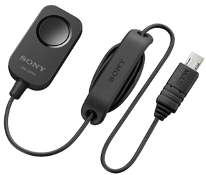 Light and compact remote commander for better selfie and night shots by suppressing camera shake </br>Big, simple, single button operation </br>Cable adjuster supplied for easy transportation </br>Wide compatibility with multi-terminal*