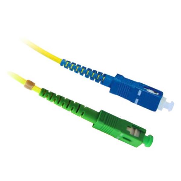 DYNAMIX 3M 9u SCAPC/SC Simplex Single Mode G657A1 Bend Insensitive Fibre Lead. Yellow LSZH Jacket