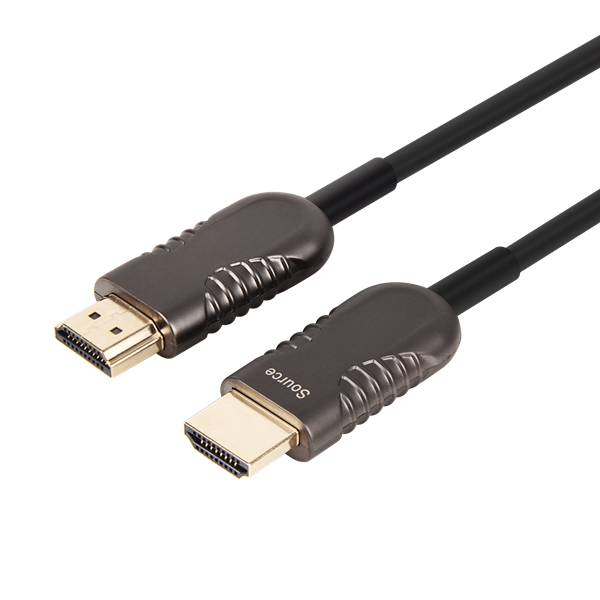 UNITEK 10m UltraPro HDMI 2.0 Fibre Active Optic Cable. OD 4.0mm. Zinc Alloy Connector. Max Res: 4K@60Hz (3840x2160) HDR. ARC Audio Return Channel, DV Dolby Vision Compliant. Vision Compliant