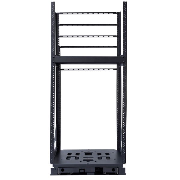 DYNAMIX 19'' 18U Rotary Rack. Rotation Angles of  45 & 90 Allow Easy Fitting of Equipment, Provide Easy Access for Maintenance & Servicing. 3mm steel adds Security & Stability.503mm x 495.84mm x 18U