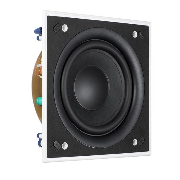 KEF Ultra Thin Bezel 8'' Square In-Wall Subwoofer. THX ULTRA2 , and THX SELECT2 certified. 8'' LF driver RECOMMENDED AMPLIFIER - KASA500 CUT OUT- 238 X 238MM. SOLD AS PAIR