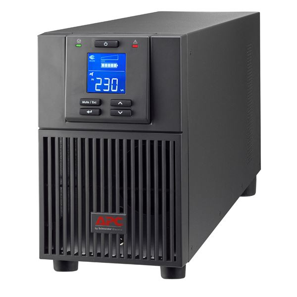APC Easy UPS On-Line 2000VA (1600W) Tower. 230V Input/Output. 4x IEC C13 Outlets. With Battery Backup. Smart Slot, LCD Graphics Display.