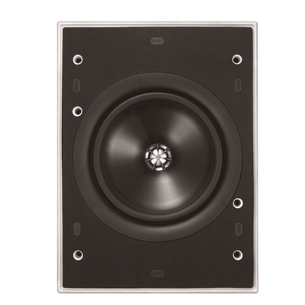 KEF Ultra Thin Bezel 8'' Rectangular In-Wall/Ceiling Speaker 200mm Uni-Q Driver with 25mm tangerine waveguide tweeter Paintable thin Bezel & Grille. Weather Resistant,Sold individually