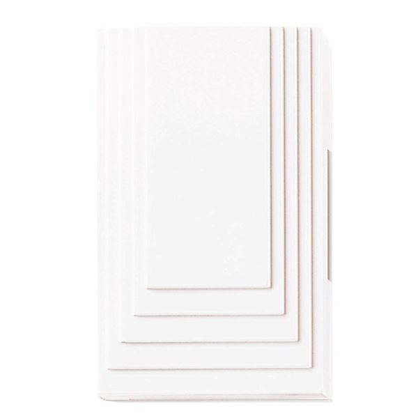 HONEYWELL Big Ben Classic Doorbell with Built-in Transformer. Wired, 2 Tune Options, 80dB, Fixings Included. White Colour.