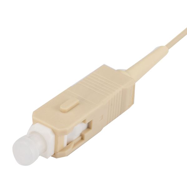 DYNAMIX 2M SC Pigtail OM4 12x Pack Coloured Coded, 900um Multimode Fibre, Tight Buffer LSZH Jacket