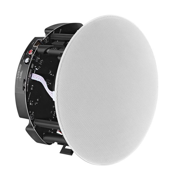 LUMI Audio 6.5" Wi-Fi & Bluetooth 30W Ceiling Speaker (Single Unit) 0.75" Silk Dome Tweeter, Frequency 70Hz-20kHz, Wi-Fi 802.11b/g/n,Bluetooth V5.0, Ergonomic Design. White.