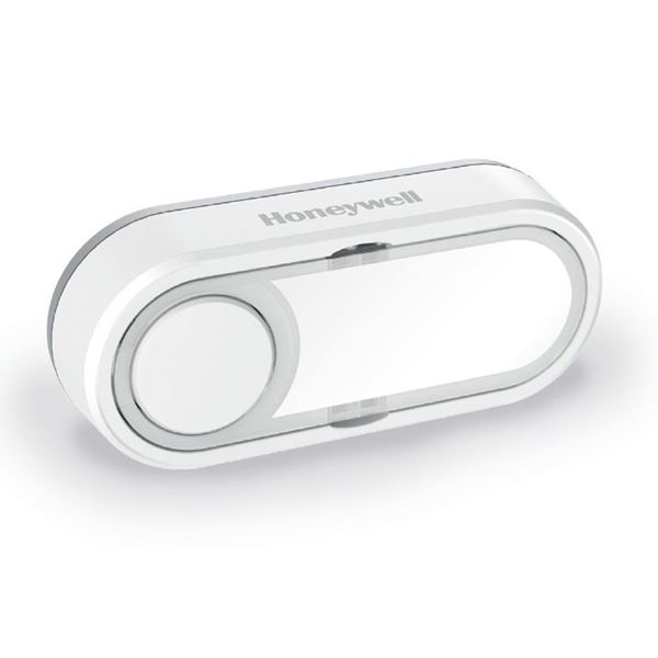 HONEYWELL Wireless Push Button with Nameplate and LED Confidence Light. Landscape, 200m Wireless, IP55, Secret Knock Function. White Colour. STOCK CLEARANCE SALE Up to 80% OFF