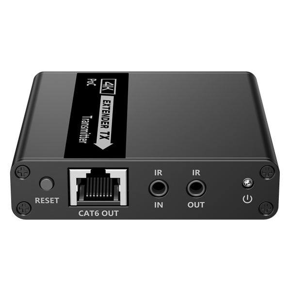 LENKENG HDMI & IR Extender Kit over Cat6/6a/7 up to 4K@30Hz. Zero Latency, Send Signal up to 70m, Built-in 3.5mm Input, IR Passback, HDMI Loop-out, EDID Pass Through. Includes TX & RX. Supports POC