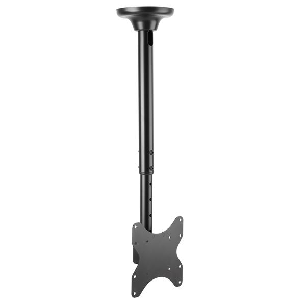 BRATECK 23''-42'' Telescopic full- motion TV ceiling mount. Tilt and swivel. Max load 50Kgs. Supports VESA 100x100,200x100,200x200 Colour: Slate black.