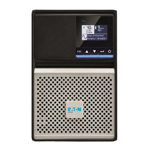 EATON 5P 850VA/680W Tower Line Interactive UPS with LCD Display. Remote Management, Hot-swappable Batteries, 2x AU 10A & 3x IEC 10A Sockets with Energy Metering.