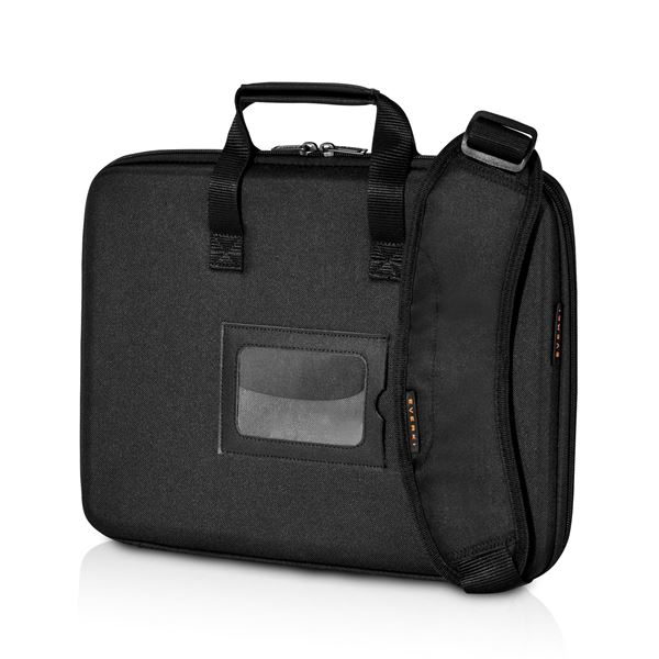 EVERKI EVA Hard Shell 12.5''~14.1'', Laptop case, High Density Memory Foam & Hook & Loop Strap. Leather handles.