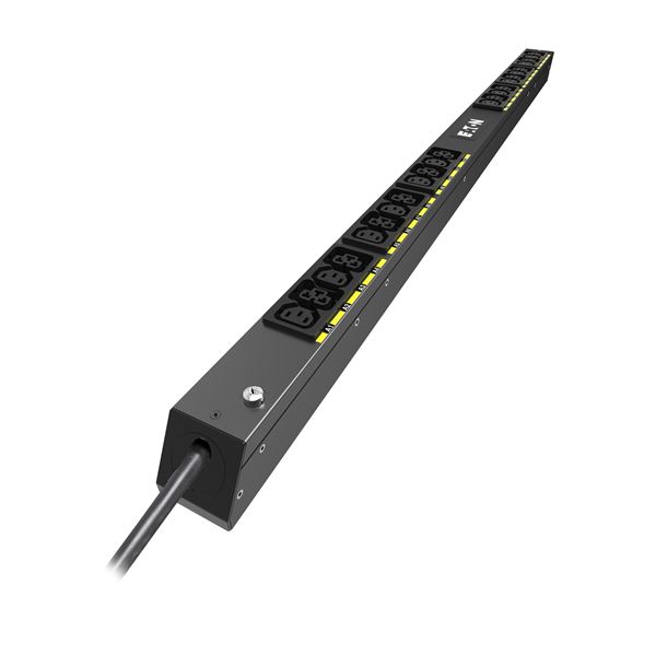 EATON Basic G4 Rack PDU 0U, 22.5U, IEC-60309 Input, 3m Cord 1ph, 3.7kW, 16A, 200-240V, 24 Outlets (12)C13, (12)C39 Includes Rack Mounting Accessories. Up to 14 Days Lead Time.