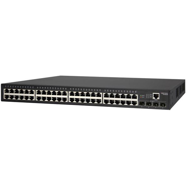 EDGECORE 48 Gigabit PoE+ & 4 SFP Ports Managed L2+ Switch. Power Budget: 370W. 1x RJ45 Console port. Comprehensive QoS, Enhanced Security with Port