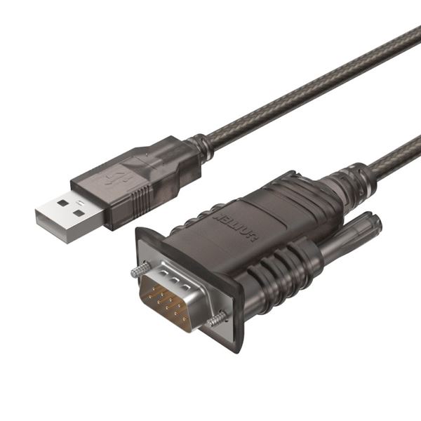 UNITEK 1.5m USB 2.0 to Serial (DB9M) RS232 Converter. Link PC to Serial Devices Such as Printers, label writers, ISDN Terminal Adapters, Bus-powered.