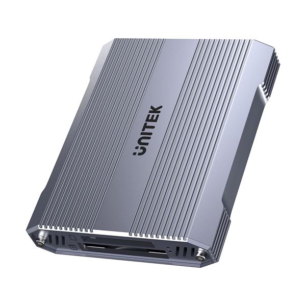 UNITEK CF Express Type B Multi Card Reader with Hub. Supports 10Gbps USB-A, High-Speed SD 4.0, Dual Card Simultaneous Dual Card Simultaneous Read/Write, UNITEK BACK-UP PROMOTION