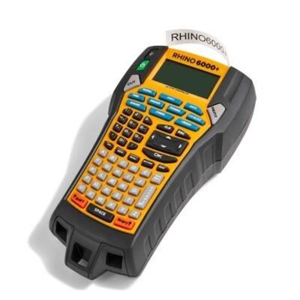 DYMO Rhino 6000 Industrial Label Maker Kit with Carry Case. Create Labels Including Barcodes & Complex Lablel Layouts, Meets Key ANSI & TIA/EIA-606-B Standards, One Touch “Hot Keys”.