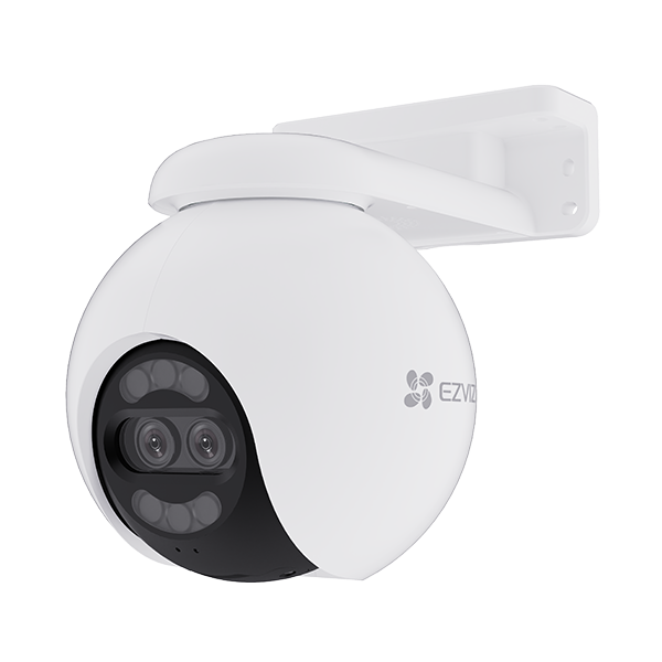 EZVIZ 8MP + 2MP 4K Outdoor Dual PT Security Camera with ColourFULL Technology in Ultra-low Light. F1.0 Aperture, 360 View, AI-Powered Auto-Zoom Tracking, 2-Way Talk, Active Defence Siren & Strobe