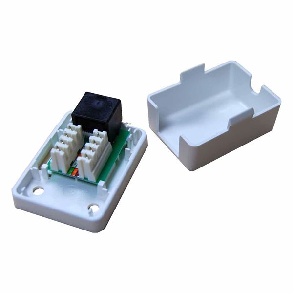 DYNAMIX Cat5e Single Port Floor Mount Terminal. (40 x 53 x 25mm)    CLEARANCE SALE UP TO 45% OFF