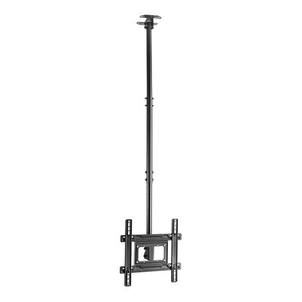 BRATECK 32-70" Telescopic Heavy Duty Tilt Ceiling Mount Bracket. Supports up to 50Kgs, Detachable VESA Plate, Cable Management, Adjustable Ceiling Plate. Extension MID-YEAR SALE Up to 30% OFF