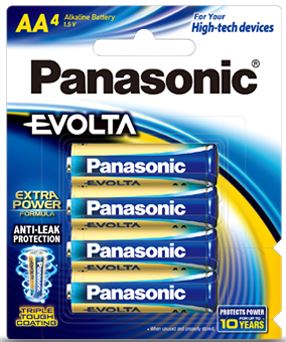 Premium, long-lasting batteries. 1.5v.