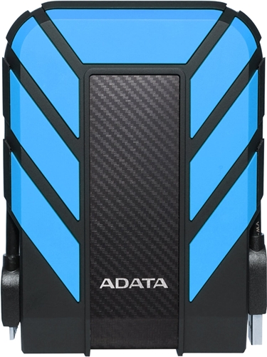 USB3.1 USB Type A, IP68 Rated, Blue, 1TB, 2.5" External Hard Drive. 270g, 98.5x133.3x21.5</br>SMR technology - not suitable for backups or other heavy write workloads.