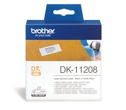 38mm x 90mm, 400 Labels Per Roll</br>Compatible With: QL500W, QL700, QL720NW, QL580N, QL650TD, QL1050