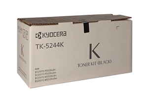 TK5244K, Compatible with: M5526, P5026,</br>Yield ~4,000 Pages (at 5% Coverage)