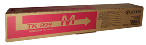 TK899M, Compatible with: FS-C8020MFP, FS-C8025MFP, FS-C8520MFP, FS-C8525MFP</br>Yield ~6,000 Pages (at 5% Coverage)