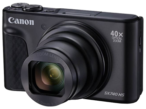 40x Optical Zoom (24-960mm), 20.3 Megapixel High-Sensitivity CMOS Sensor, DIGIC 8 Processor, Built-in Wi-Fi & Bluetooth, 1080p Full HD video, 3.0-inch high-resolution LCD screen, 24mm Wide Angle Lens.