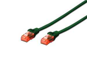 1.5m Unshielded CAT 6 patch cable with kink protection and strain relief. Connection 1:1 4x 2 AWG 26/7 Twisted pair.