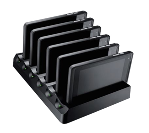 Multi Tablet Charger. Provides 6 charging slots for tablet