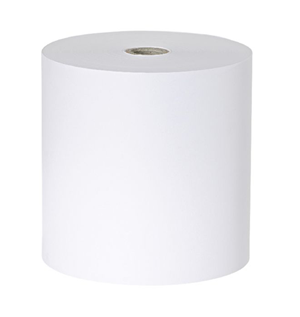 50 76x76mm Bond Plain Paper 1-Ply Rolls