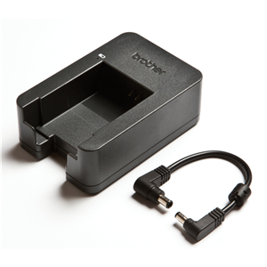 Compact battery charging unit - fast charge time of 2.5hrs or less; prints 4,300 mono labels or 1,400 colour labels; requires AC adapter PAAD600EU.</br>Compatible With: RJ3050, RJ3150.