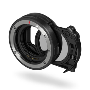 Canon EF/EF-S Lens to EOS R Camera Maintains AF and Image Stabilization, Includes Drop-In Variable ND Filter A