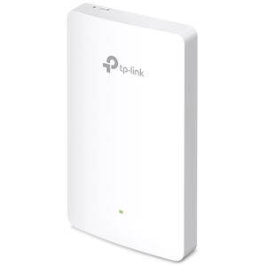 Wall Plate Mounting; fits in a standard power or light switch fitting</br>Wi-Fi 6 with Simultaneous 574 Mbps on 2.4GHz and 1201 Mbps on 5GHz totals 1775 Mbps Wi-Fi speeds</br>4x Gigabit Ethernet ports, 1 with PoE pass-through</br>Centralised Omada SDN Cloud Management</br>PoE+ 802.3at</br>Secure Guest Network and Seamless Roaming</br>