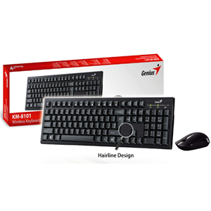 2.4 GHz wireless desktop combo.</br>