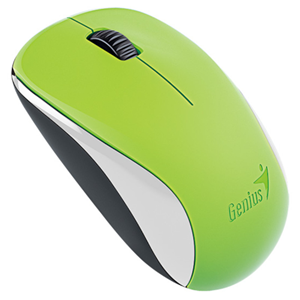 2.4Ghz wireless mouse</br>1200 dpi BlueEye sensor for smooth movement control</br>Universal USB Pico receiver</br>Power switch extends battery life</br>Contoured shape great for either hand</br>Spring Green</br>New Packaging