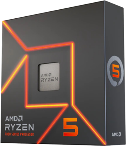 AMD Ryzen 5 7600X Hexa-Core, 6C/12T, Up to 5.3 GHz, 38MB of Combined Cache, Socket AM5, 105W, No Fan</br>
