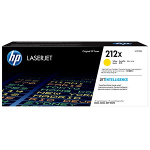 HP Color LaserJet Enterprise M554dn Printer, MFP M578dn, M555x, M555dn, MFP M578f </br>HP 212X High Yield Yellow Original LaserJet Toner Cartridge