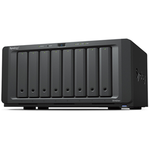 3.6GHz AMD Ryzen V1780B, 8GB DDR4 ECC SODIMM RAM (2 slots, Upgradeable to 32GB, 2x 16GB Max), 8 x 3.5" or 2.5" Drive Bays (Maximum of 10 bays with Expansion), 2x M.2 2280 NVMe SSD, 3 x USB 3.2 Gen 1, 2 x eSATA Port, 2 x 1GbE LAN, 1x 10GbE LAN, 1 x PCIe Gen3 x8 slot (x8 link) for optional 10GbE or M.2 SSD adapter card, Max IP Cams - 75 (2 Free Licences).</br></br>ONLY SUPPORTS SYNOLOGY DRIVES</br></br>Compatible RAM Models:</br>D4ECSO-2666-16G (DDR4 ECC SODIMM) - 16GB</br>D4ES01-8G (DDR4 ECC SODIMM) - 8GB</br></br>Expansion Unit Available - DX517 (5 Additional Bays)