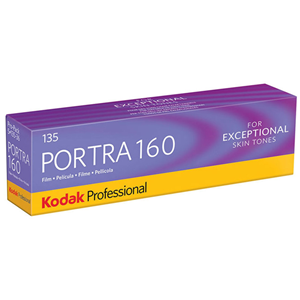 KODAK PROFESSIONAL PORTRA 160 Film</br>Featuring finer grain and exceptional skin tones</br>The new PORTRA 160 features a significantly finer grain structure for improved scanning and enlargement capability in today’s workflow. Choose PORTRA 160 to deliver exceptionally smooth and natural skin tone reproduction, the hallmark of the KODAK PROFESSIONAL PORTRA Film Family. It’s the ideal choice for portrait, fashion and commercial photography — whether in the studio or on location.