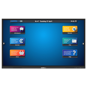 98" Interactive Touchscreen with CommBox OS, CommBox Whiteboard, CommBox Connect for casting (Miracast, Airplay, Chrome), Chromium, CommBox Store, CommBox Manage, CommBox Tools, CommBox Smart Side Bar and Integration with Microsoft Ink. Includes 2 stylus. 3 X HDMI 2.0 In (ARC & CEC), 4 X USB In, 1 X USB-C In, 1 X VGA, 2 X LAN port, SPIDF out, analogue audio out. 2 X built in 20W speakers with powerful bass response - suitable for 30 person rooms. OPS slot for slide in PC. Removable Wi-Fi 6. Come with 5 year onsite warranty and wall bracket.