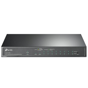 9* 10/100/1000Mbps RJ45 ports, 1 Gigabit SFP port</br>With 8 PoE+ ports, transfers data and power on one single cable</br>Supports PoE power up to 123w for all PoE ports</br>Provides network monitoring, traffic prioritization, VLAN features, and PoE Auto Recovery</br>Simple network set-up on top of plug-and-play connectivity</br>Web-based user interface and Easy Smart Configuration Utility simplify configuration</br>Fanless design lowers energy consumption and eliminates operating noise