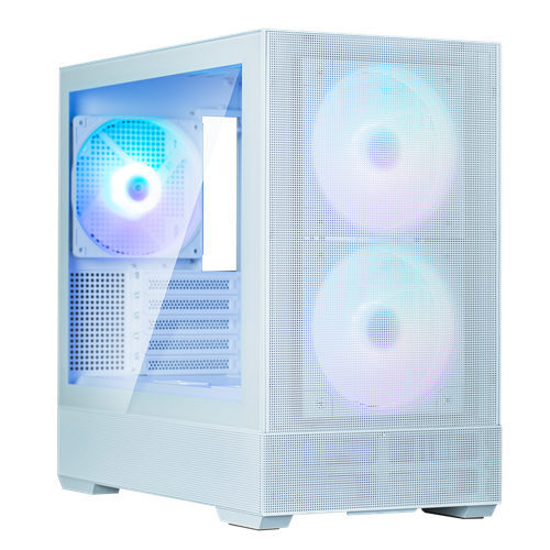 mATX Mini Tower PC Case</br>, 3x120mm ARGB fans </br>Panoramic View Frameless Tempered Glass Front and Side Panels</br></br>