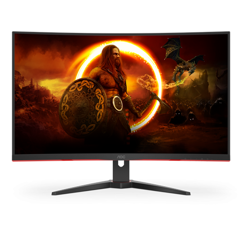 TBC </br>31.5" Curved 1000R VA Gaming Monitor, Full HD 1920 x 1080 Max Res, 1ms Response, 250Hz, 1xVGA, 2xHDMI, 1xDisplay Port VESA 100mm, FreeSync, 3yr Warranty, Tilt -5° - 23°