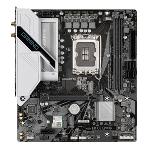 LGA1700 H610 chipset, 2x DDR4 DIMM, 2x DP, 1x HDMI, Realtek 7.1 Audio, Realtek GbE LAN, Intel Wireless- AC 9560 WIFI 802.11 a, b, g, n, ac + Bluetooth5.1, 1x PCIEx16, 1x PCIEx1, 2x M.2, 4x SATA, 4x USB3.2, 8x USB2.0, ARGB header, MATX 244x220mm