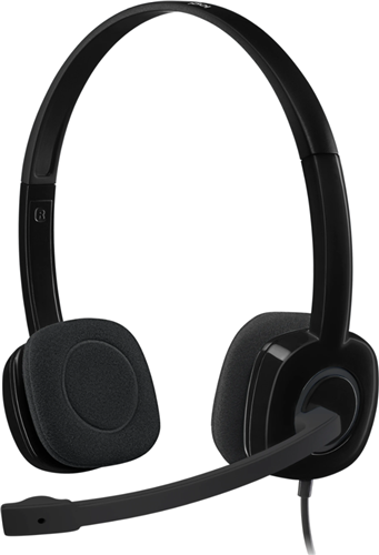 Stereo Headset, Noise cancelling Mic on either side, 3.5mm connection, 1.8m cable. 20Hz - 20kHz Headset Response, 100Hz - 6.5kHz Microphone Response