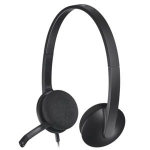 Stereo Headset, fixed boom mic, USB connection, 1.8m cable. 20Hz - 20kHz Headset Response, 100Hz - 10kHz Microphone Response
