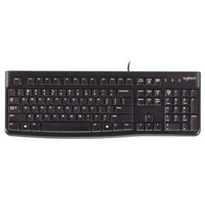 Wired Keyboard, Spill-resistant design, Number Pad.